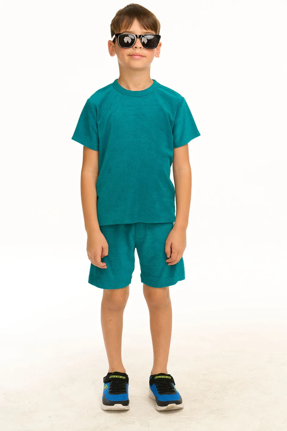 Kids/BOY Chaser Brand Boy's Lake Green Terry Cloth Tee