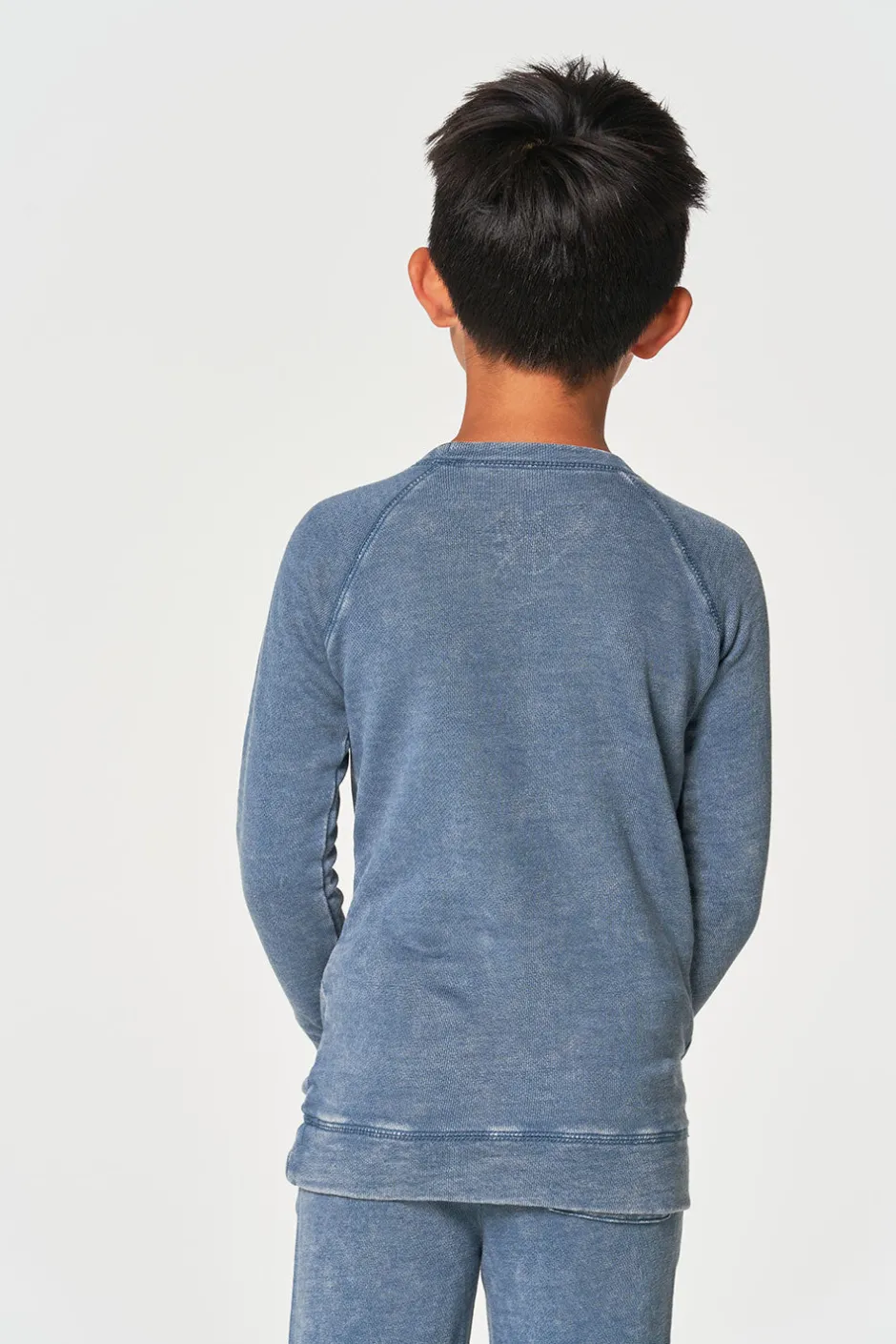 Kids/BOY Chaser Brand Boys Linen French Terry Long Sleeve Kanga Pocket Pullover