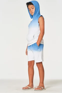 Kids/BOY Chaser Brand Boys Linen French Terry Sleeveless Muscle Pullover Hoodie