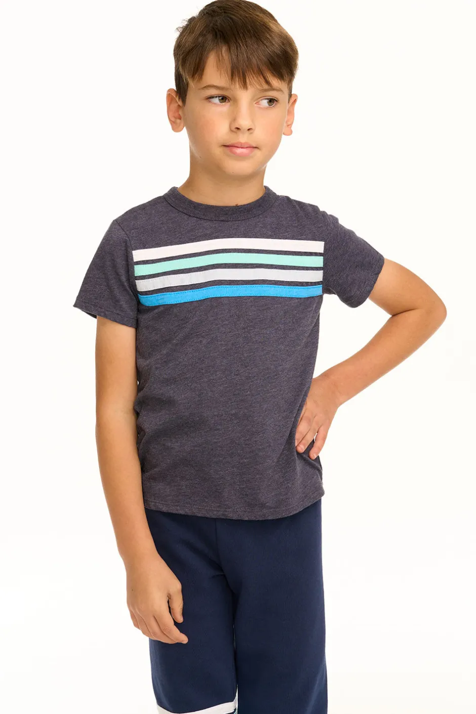 Kids/BOY Chaser Brand Boy's Recycled Vintage Jersey Coastin' Stripe Tee
