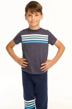 Kids/BOY Chaser Brand Boy's Recycled Vintage Jersey Coastin' Stripe Tee