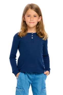 Kids/BOY Chaser Brand Boys Thermal Long Sleeve Henley