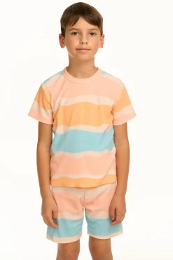 Kids/BOY Chaser Brand Boy's Wavy Stripe Tee