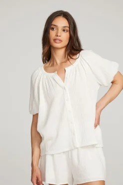 Women Chaser Brand Brentwood White Blouse