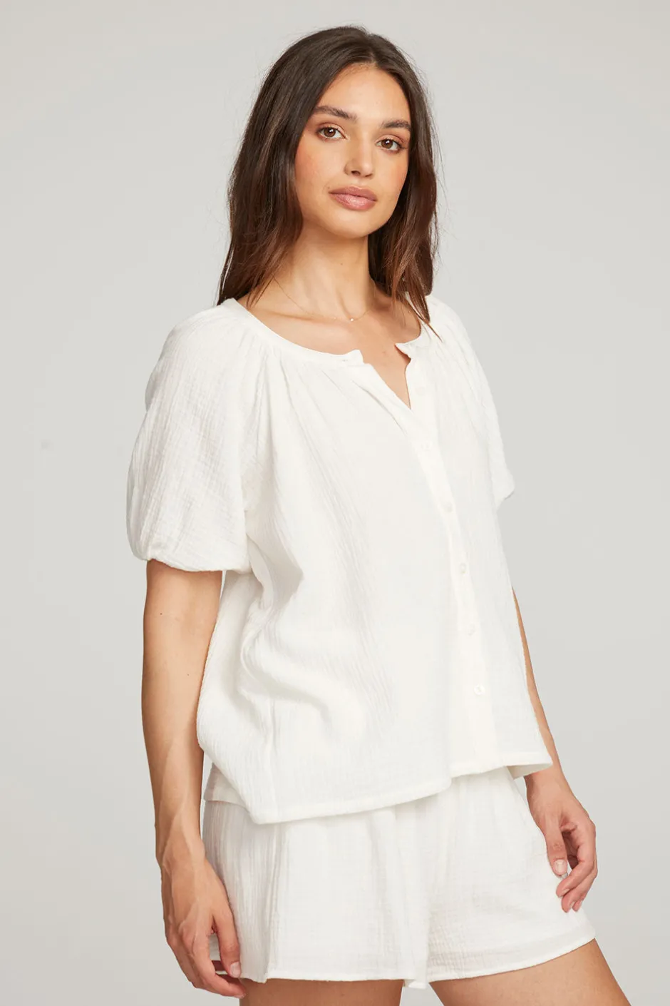 Women Chaser Brand Brentwood White Blouse