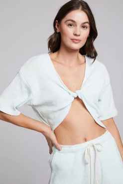 Women Chaser Brand Bria Aqua Glass Tee