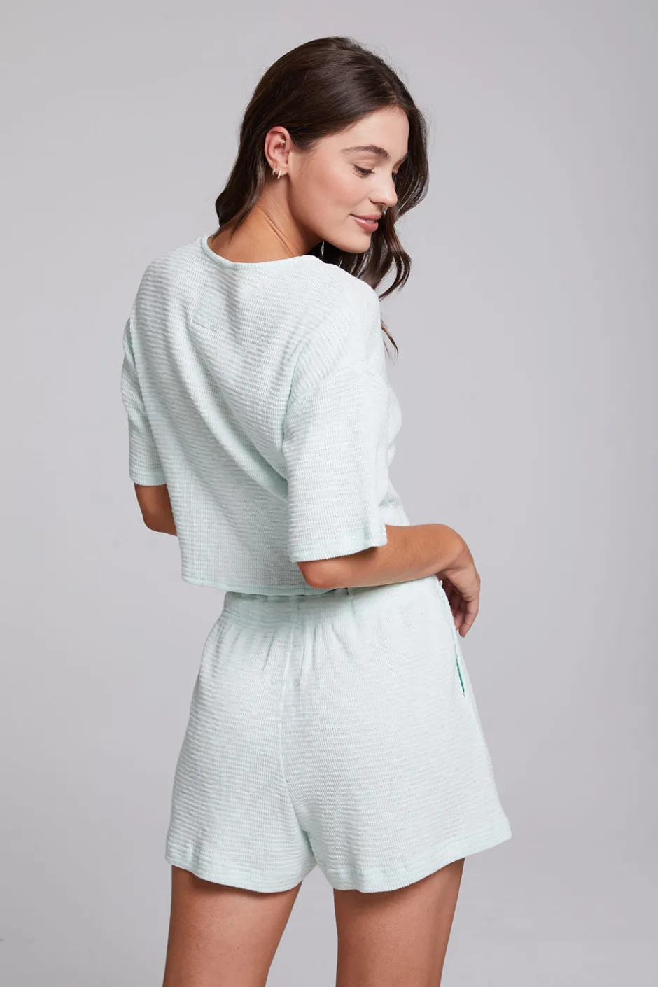 Women Chaser Brand Bria Aqua Glass Tee