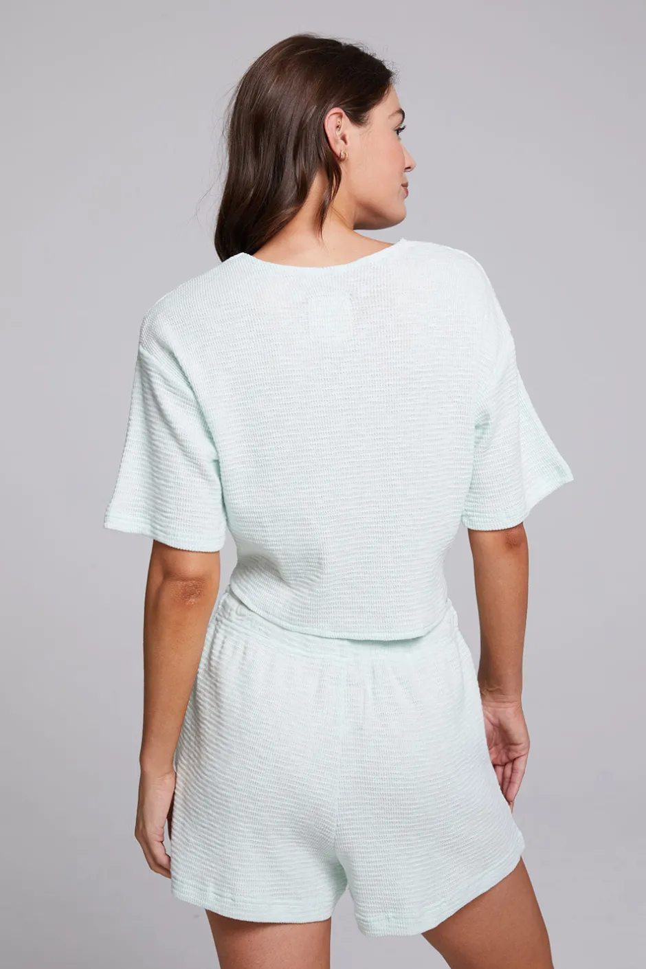 Women Chaser Brand Bria Aqua Glass Tee