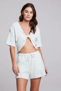 Women Chaser Brand Bria Aqua Glass Tee
