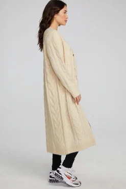 Women Chaser Brand Bridge Macaroon Long Cardigan