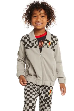 Kids/BOY Chaser Brand Brody Splatter Checker Jacket