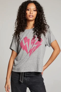 Women Chaser Brand Broken Heart Tee