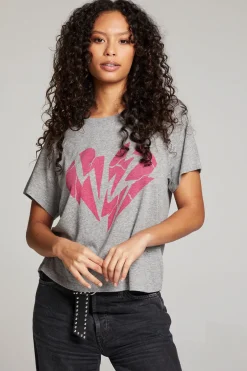 Women Chaser Brand Broken Heart Tee