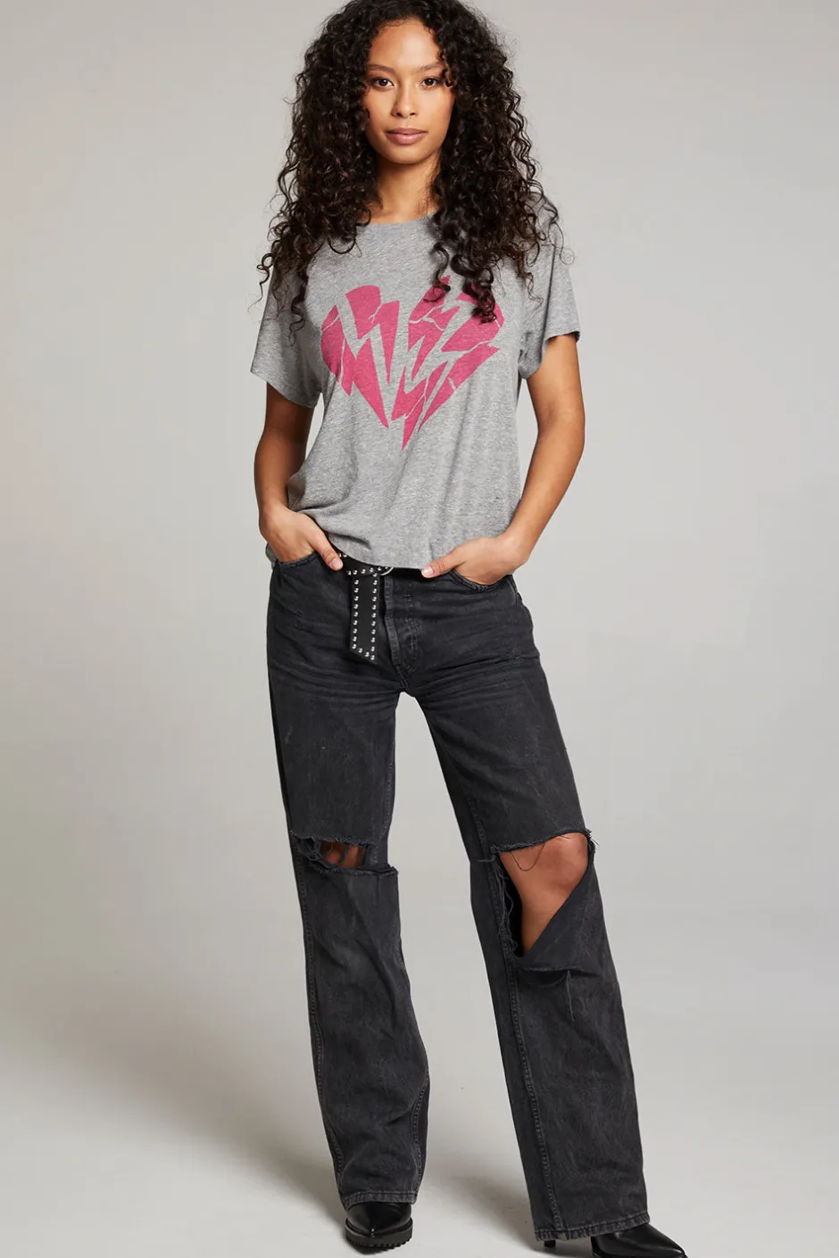 Women Chaser Brand Broken Heart Tee