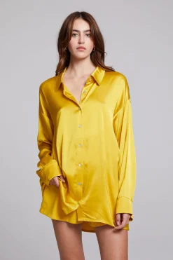 Women Chaser Brand Capri Mimosa Button Down