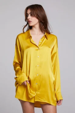 Women Chaser Brand Capri Mimosa Button Down