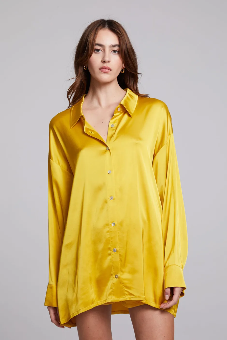 Women Chaser Brand Capri Mimosa Button Down