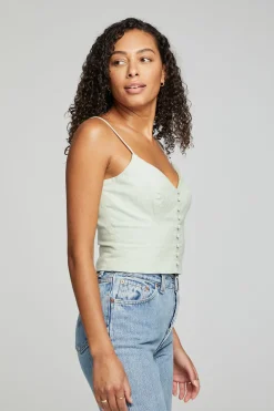 Women Chaser Brand Cara Tank Top - Sage