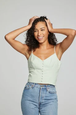 Women Chaser Brand Cara Tank Top - Sage