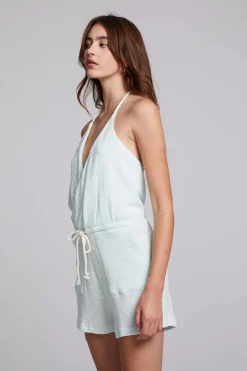 Women Chaser Brand Carina Aqua Glass Jumpsuit