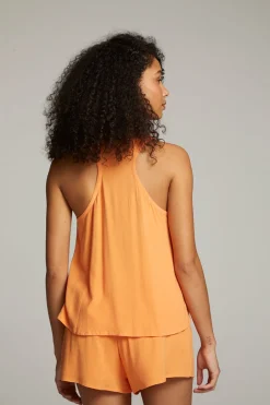 Women Chaser Brand Carmel Tangerine Tank Top