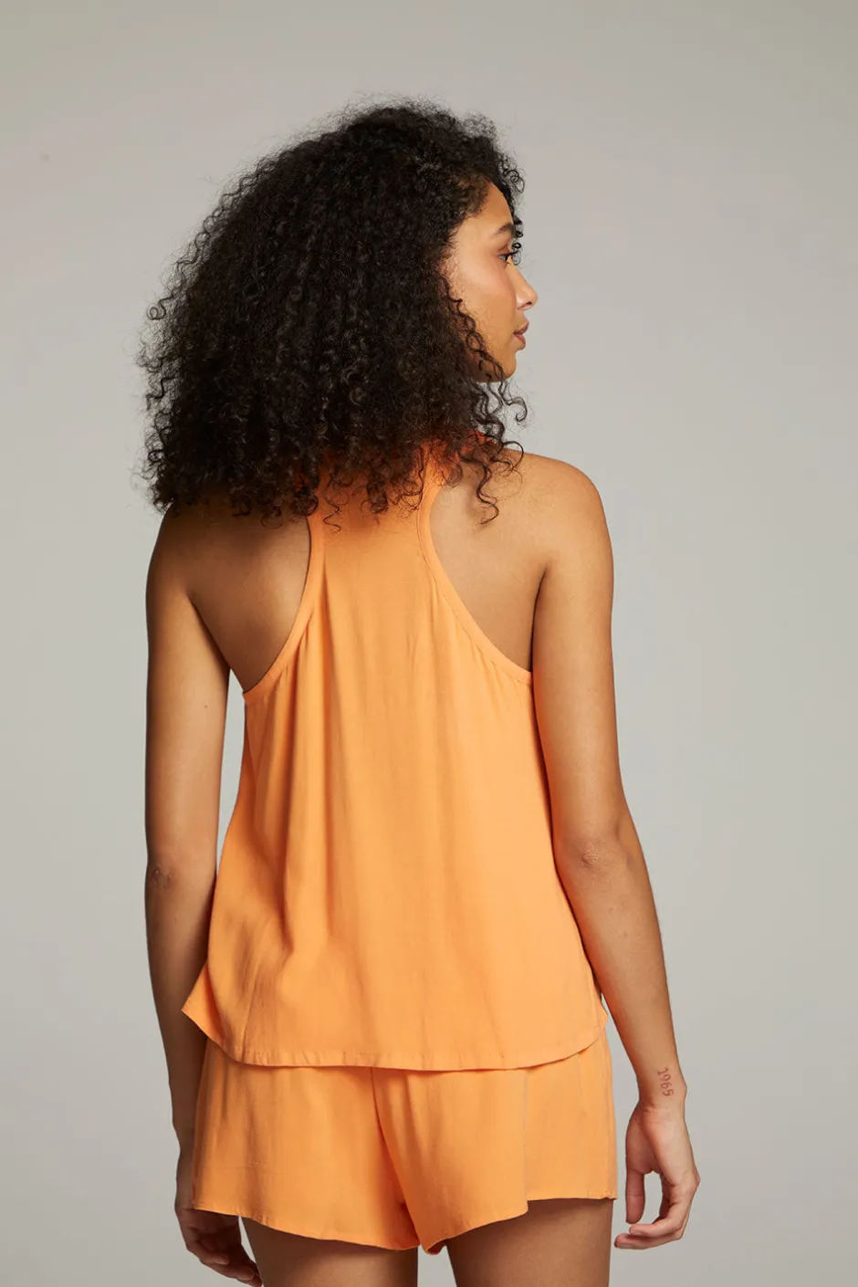 Women Chaser Brand Carmel Tangerine Tank Top
