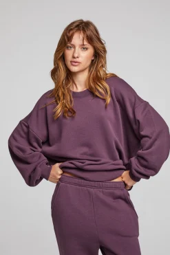 Women Chaser Brand Casbah Plum Perfect Pullover