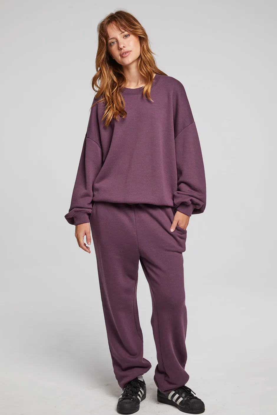 Women Chaser Brand Casbah Plum Perfect Pullover