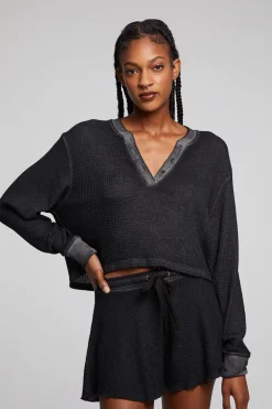 Women Chaser Brand Casey Licorice Henley