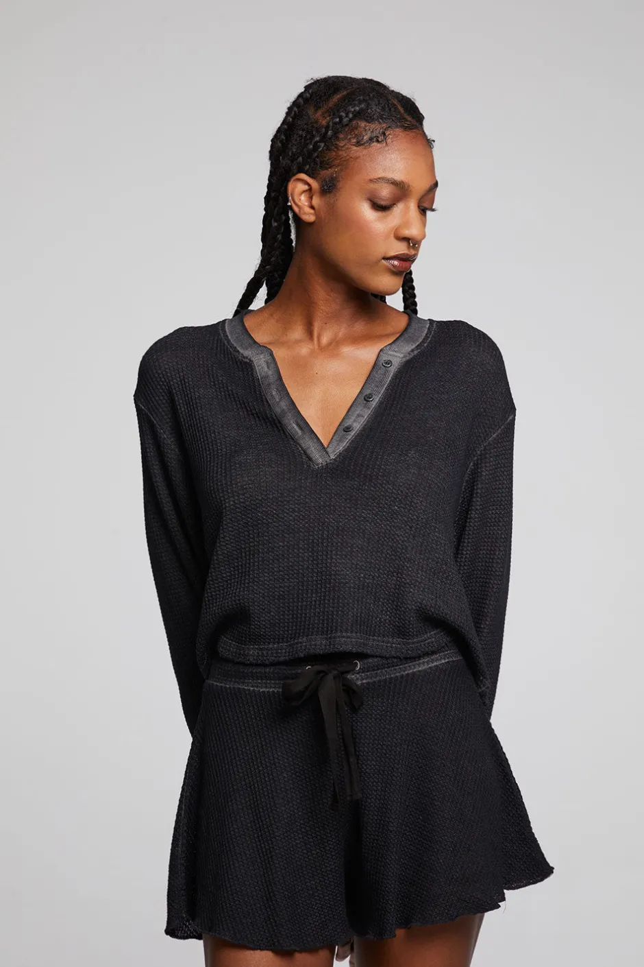 Women Chaser Brand Casey Licorice Henley
