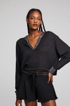 Women Chaser Brand Casey Licorice Henley