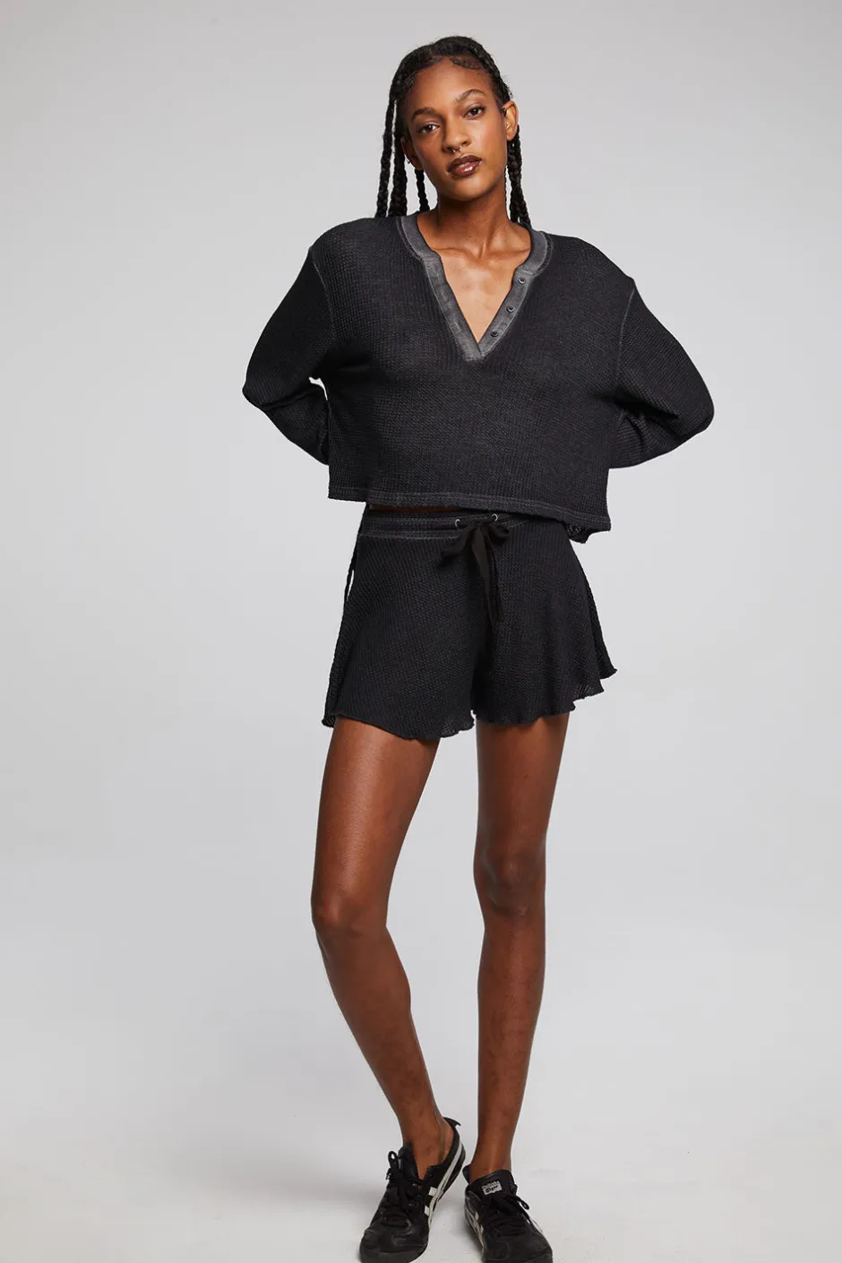 Women Chaser Brand Casey Licorice Henley