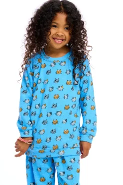 Kids Chaser Brand Cat Pullover
