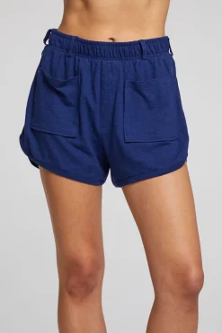 Women Chaser Brand Cetara French Blue Shorts