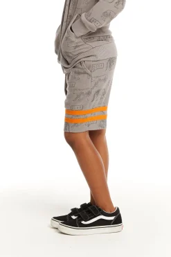 Kids/BOY Chaser Brand Cheetah Print Cargo Shorts