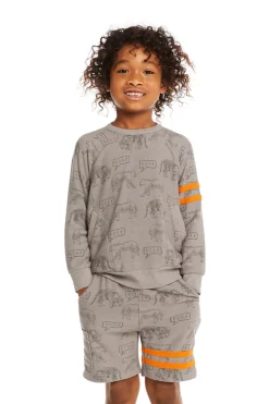 Kids/BOY Chaser Brand Cheetah Print Pullover