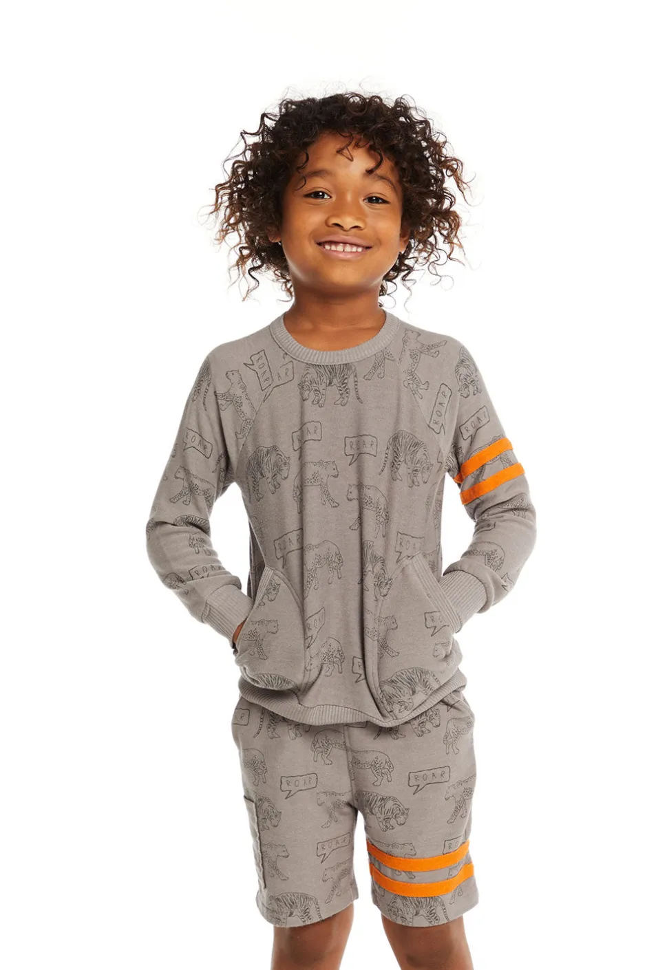 Kids/BOY Chaser Brand Cheetah Print Pullover