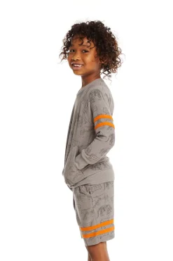 Kids/BOY Chaser Brand Cheetah Print Pullover