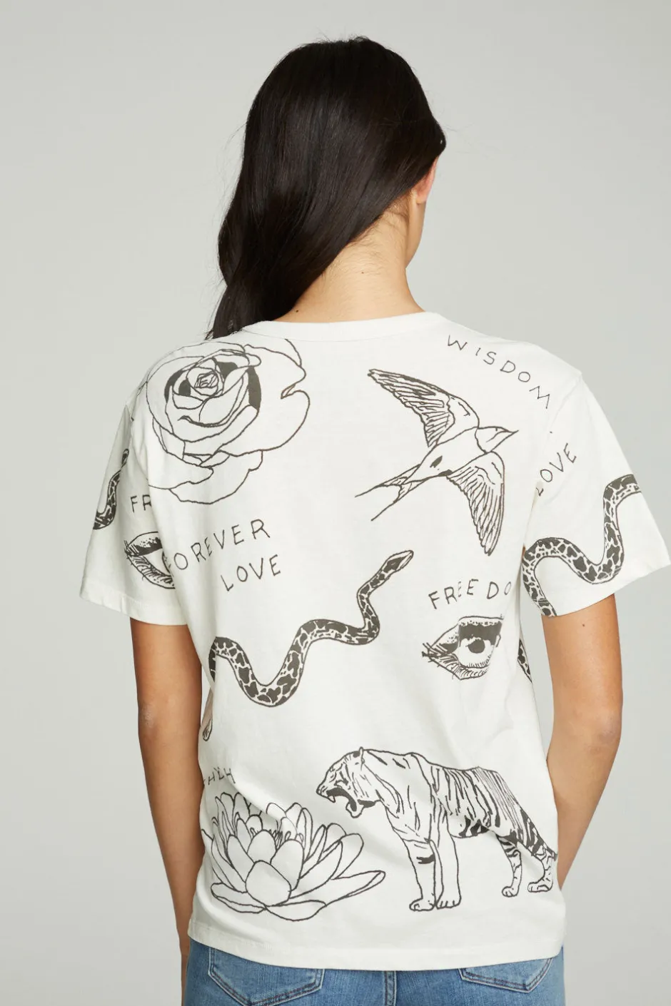 Women Chaser Brand Cherish Forever Crew Tee