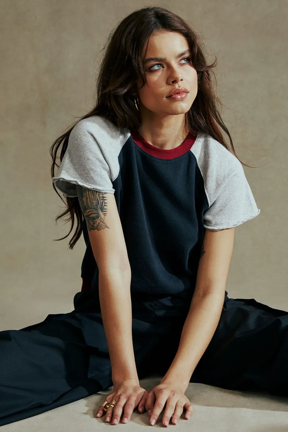 Women Chaser Brand Cheyenne Fire Color Block Pullover