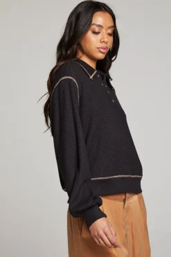 Women Chaser Brand Church Licorice Long Sleeve