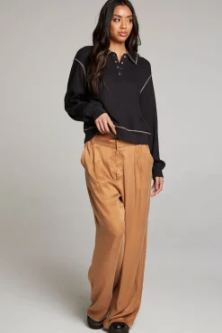 Women Chaser Brand Church Licorice Long Sleeve