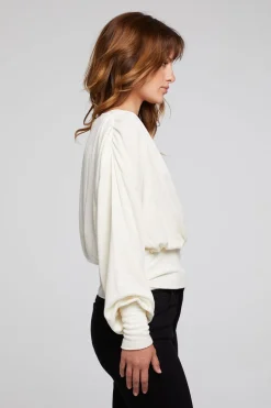 Women Chaser Brand City Starry White Blouse