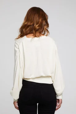 Women Chaser Brand City Starry White Blouse