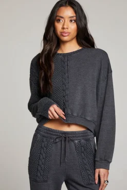 Women Chaser Brand Cloud Licorice Pullover