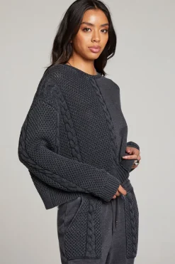 Women Chaser Brand Cloud Licorice Pullover