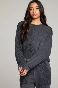 Women Chaser Brand Cloud Licorice Pullover
