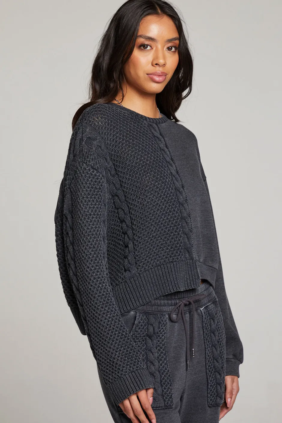 Women Chaser Brand Cloud Licorice Pullover