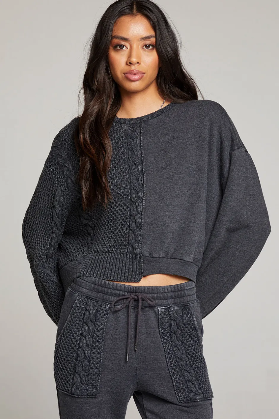 Women Chaser Brand Cloud Licorice Pullover
