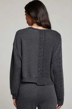 Women Chaser Brand Cloud Licorice Pullover